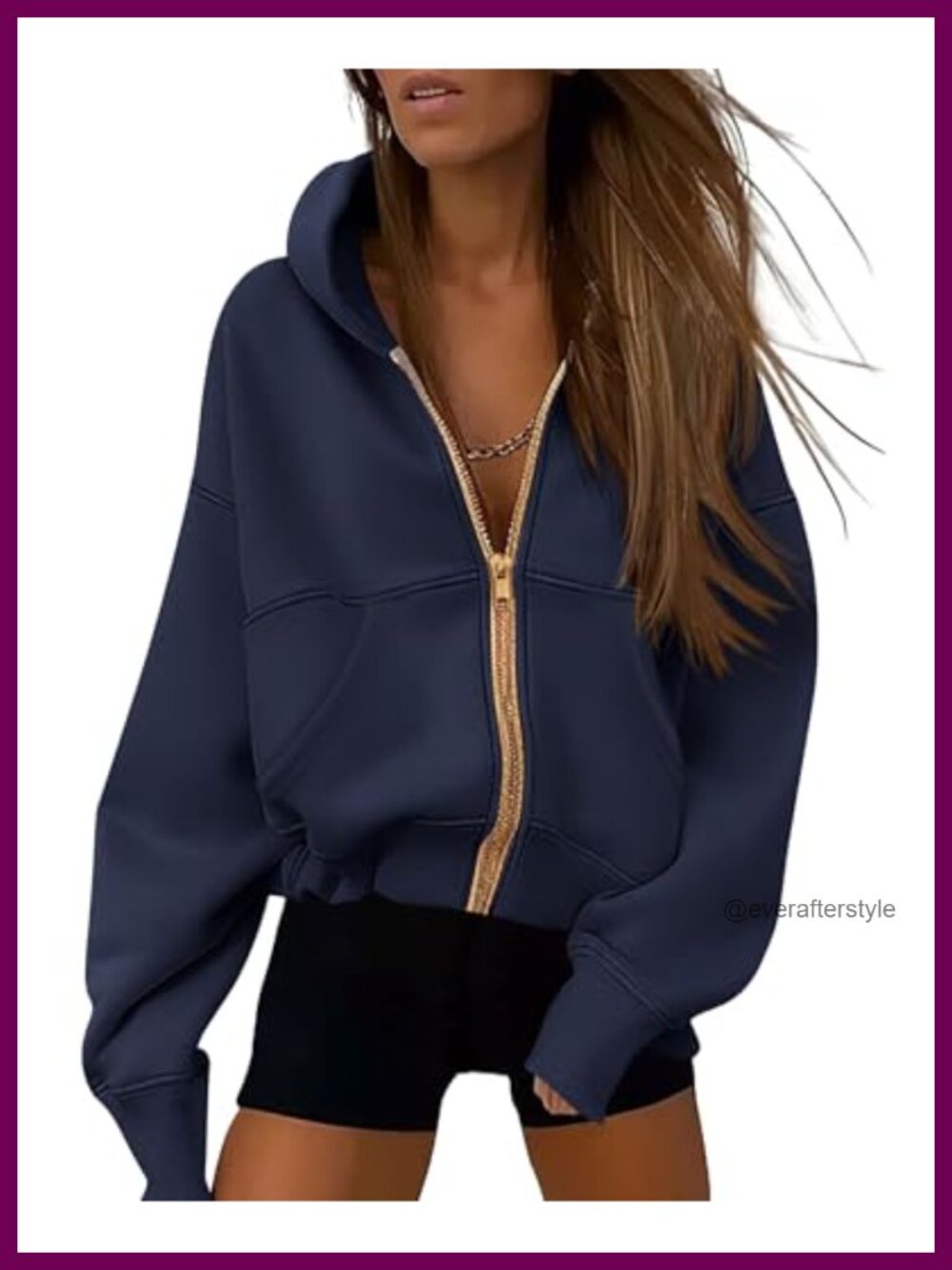 Women's Zip Up Fleece Hoodie Sweatshirt with Pockets